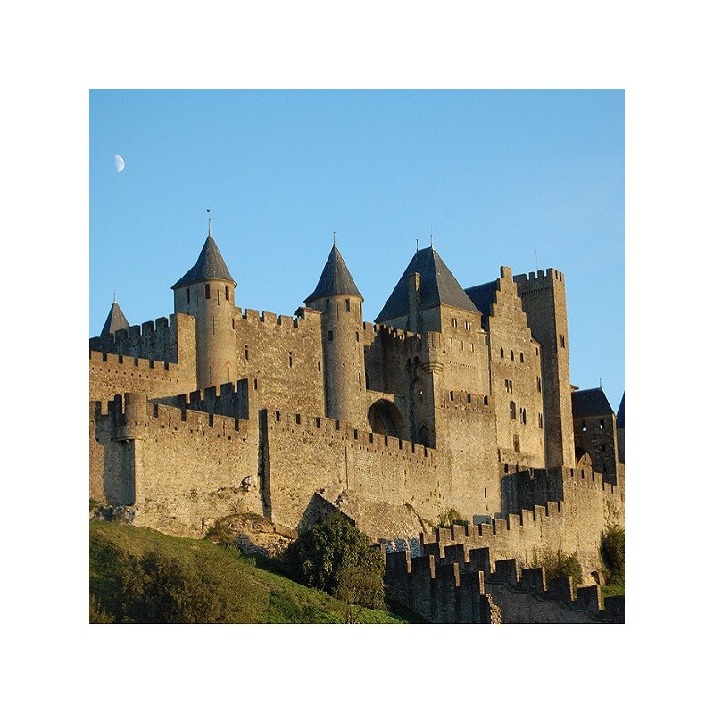 návštěva Carcassonne Hrad a cimbuří