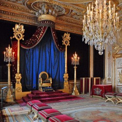 The Palace of Fontainebleau Thron Napoléon